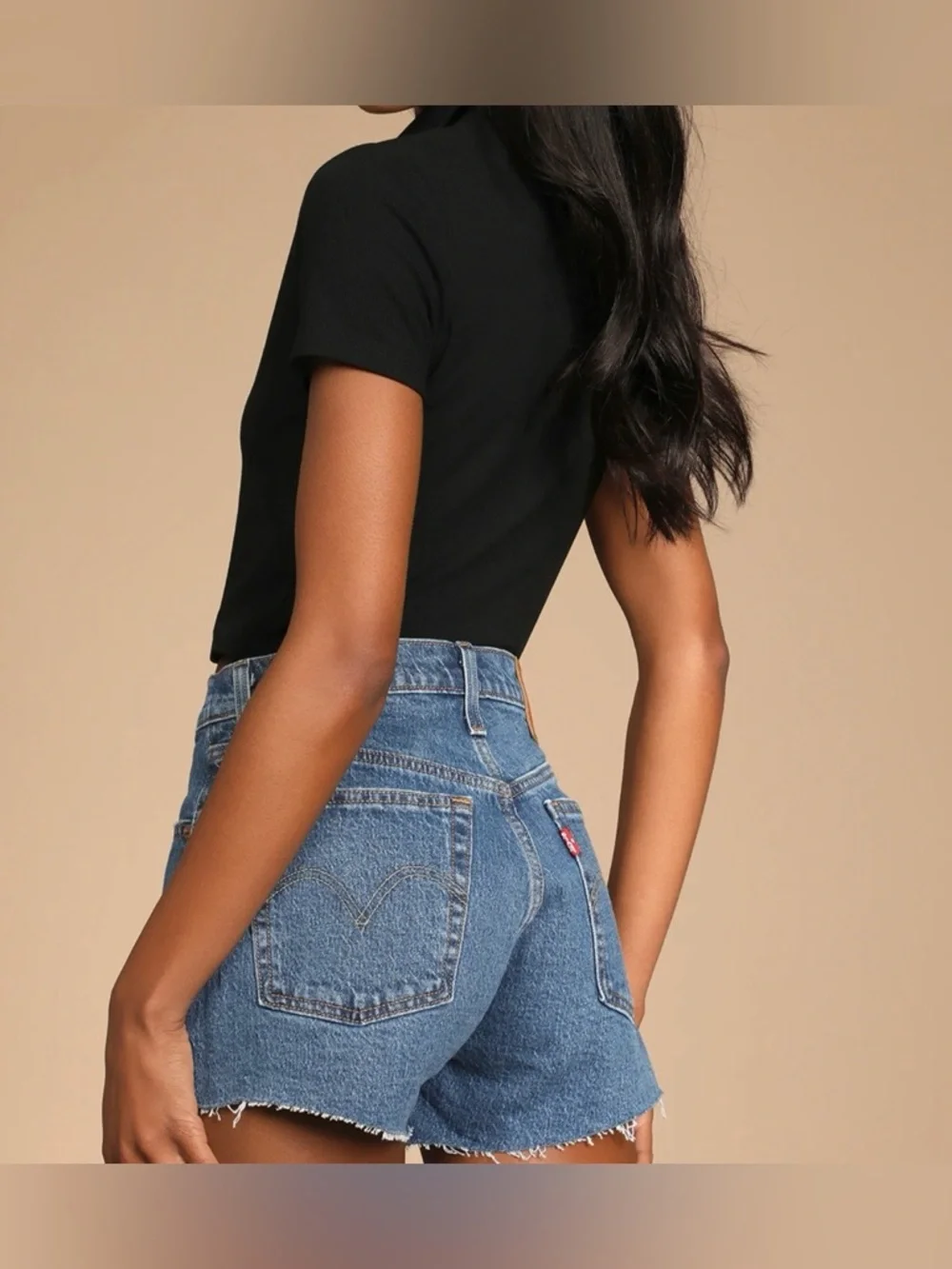 Levi's 501 Original High Rise - Medium Wash - Cutoff Denim Shorts - Size 30 NWOT